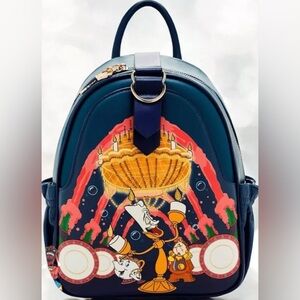 Disney Beauty and the Beast Lumiere Be Our Guest Mini Backpack NWT​